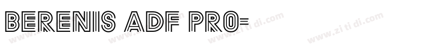 Berenis ADF Pro字体转换
